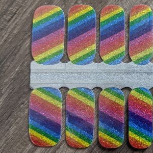 Nail Wraps - Rainbow Glitter